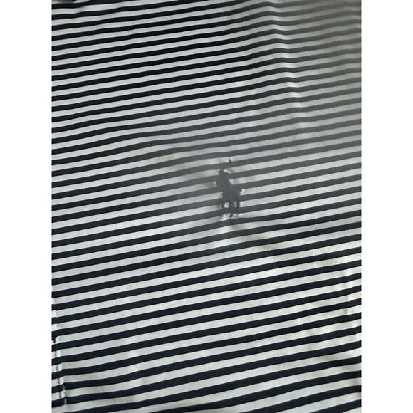 NWT RLX Ralph Lauren XXL 2XL Newport Navy Striped Wicking Polo Shirt  $110 - Picture 5 of 8